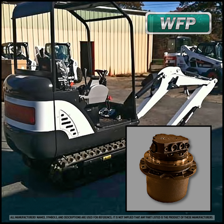 Final Drive & Full Replacement Kit for Bobcat 324 | Includes Aftermarket Final Drive/Travel Motor and Install Kit, New