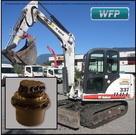 Final Drive & Full Replacement Kit for Bobcat X337 | Includes Aftermarket Final Drive/Travel Motor and Install Kit, New